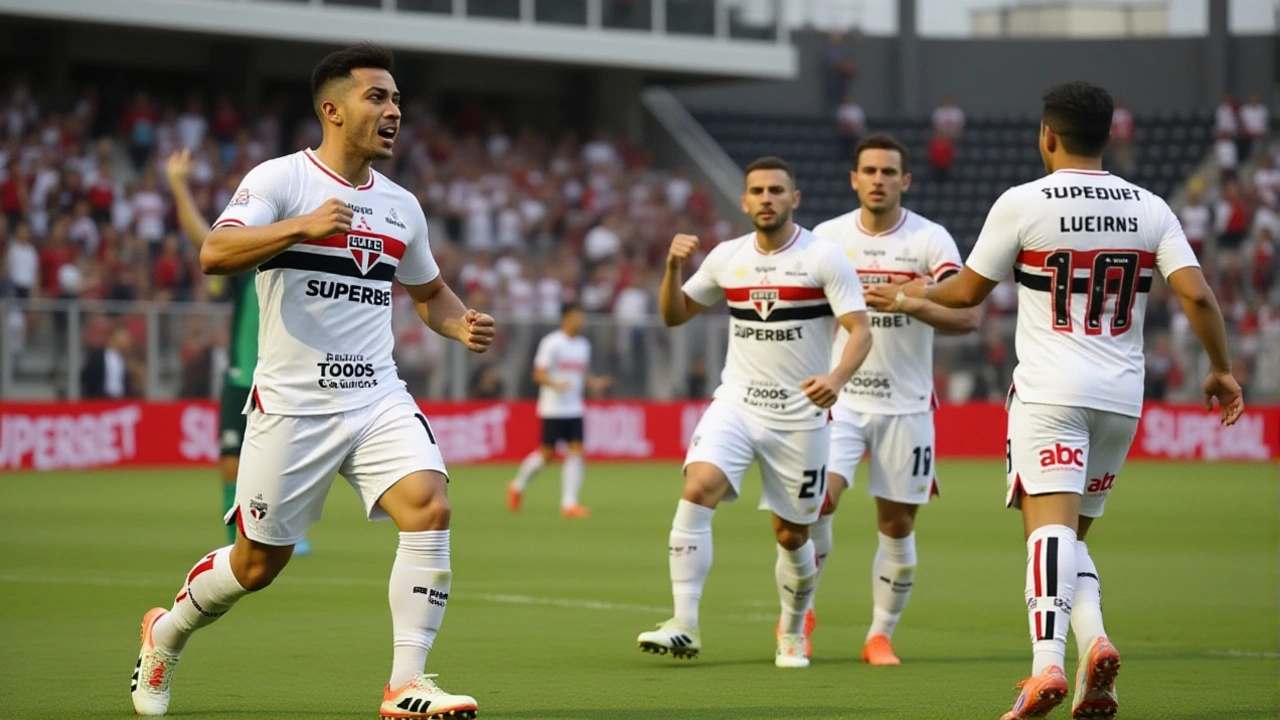 São Paulo vence Juventude 2-1 e volta a sonhar com pré-Libertadores em partida emocionante em Santos